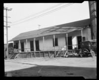 Francisco Avila adobe house on Olvera Street, Los Angeles, 1920s