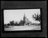 First English Lutheran Church, Los Angeles, 1890 (copy print 1920-1939)