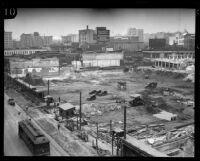 Construction of City Hall, Los Angeles, ca. 1927