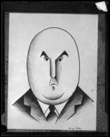 Caricature of Mayor Ralph by Miguel Covarrubias, 1925