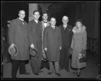 Julius Curtius and his family, Los Angeles, 1920-1939