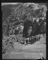 Supervisors at San Gabriel Dam site, Azusa, 1935