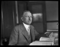 Judge William Dehy, Inyo County, 1927