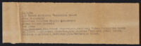 Typescript document listing men from National Mediation Board visit, 1934