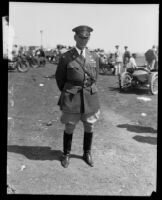 Major General James E. Fechet at the National Aeronautical Exposition, Los Angeles, 1928