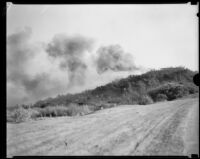 Smoke from the National Forest fire, California, 1932