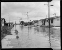 Rain-flooded Elm St., Compton, [1927?]