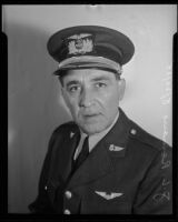 Peruvian Air Force Commander J. L. Romano, Los Angeles, 1935