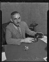 Charles Courtney, celebrated locksmith, 1935