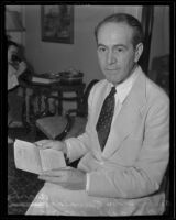 Ambassador Oswaldo Aranha of Brazil, Los Angeles, 1935