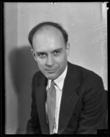 Portrait photograph of Dr. Ernest Griffith, Los Angeles, 1935