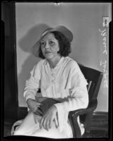 Marie Torpel, bad check artist, Los Angeles, 1936