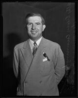 Lawyer Owen Cunningham gathers on behalf of the American Bar Association, Los Angeles, 1935