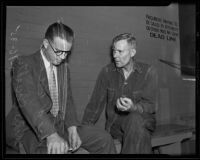 Fred Baker, imprisoned for beating his daughter, Los Angeles, 1935