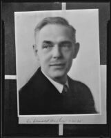 Dr. Donald E. Baxter, Los Angeles, 1935