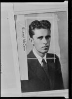 Gilbert D. McCann, electric shock accident victim at CalTech, 1935 (copy photo)