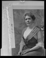 Mrs. Effie Woodward Fifield, novelist and philanthropist, 1935 (copy photo)
