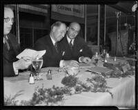 Colonel Frank Knox at G.O.P. dinner, Los Angeles, 1935