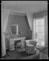 Room in a $10,000 model house at the Los Angeles National Housing Exposition, Los Angeles, 1935