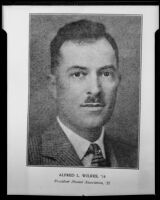 Portrait of Dr. Alfred L. Wilkes, taken before he drowned while sailing to Catalina Island in 1935