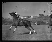 Spencer Tracy playing polo, 1935