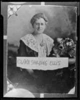 Clara Spalding Brown passes away at the age of 80, Los Angeles, 1935