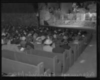 Opening night of the 13th season of the Pilgrimage Play: the Life of the Christ, Hollywood, 1935