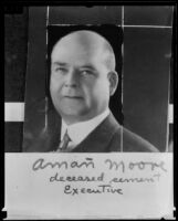 Aman Moore, cement executive, 1920-1935