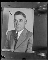 Copy print of portrait of Stewart O. Mertz, Los Angeles, 1920-1933