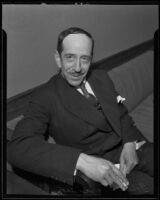 Felix Meza Leon, El Nacional newspaperman, Los Angeles, 1935