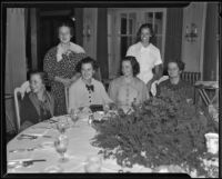 Marlborough School graduates at a luncheon at the Los Angeles Country Club, Los Angeles, 1935