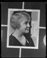 Mrs. Albert L. Deane (Claire Courteol Deane), 1935 (copy photo)