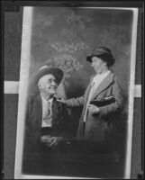Captain Elmer C. Ogden with his wife Lottie Hay Ogden, Los Angeles, 1935