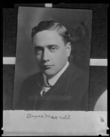Bruce Macneil, sugar trade representative, 1935 (copy photo)