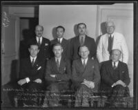 Foreign consular representatives to preside over the Pacific Southwest Sectional Tennis tournament, Los Angeles, 1935