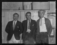 John G. Honeycombe, J. Ginsberg and Malon E. Freeman, Los Angeles, 1935