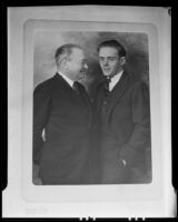 Rudolph Schiffman Sr. and Rudolph Schiffman Jr., Los Angeles, 1935