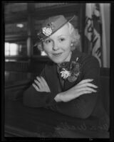 Una Wells, actress, Los Angeles, 1935