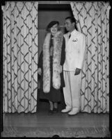 Mr. and Mrs. Gabellini after their elopement to Las Vegas, 1935