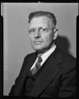 Fred B. Trotter, president of the Methodist Ministers' Association of Southern California, 1935