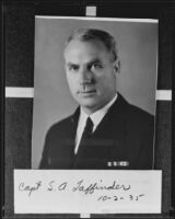 Captain Sherwoode A. Taffinder, U.S. Navy, 1935 (copy photo)