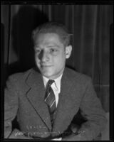 Vivian Hirsch is arrested for stealing underwear, Los Angeles, 1935