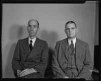 Timothy G. Turner (left) and Willard A. Wilson, Los Angeles Times reporters, Los Angeles, 1935