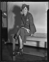 Marie Luisa Sierra de Scherer, Los Angeles, 1935