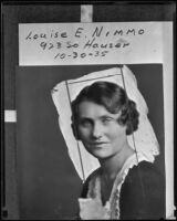 Louise E. Nimmo, Los Angeles, 1935