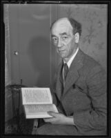 Poet James Stephens, Los Angeles, 1935