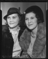 Florence Nelson corroborates sister Eva Burkheimer Smith's testimony, Los Angeles, 1935