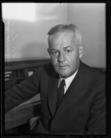 Los Angeles secret service head Richard Jervis, Los Angeles, 1935
