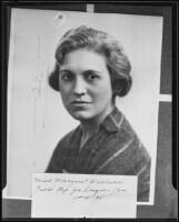 Margaret Woodson, field representative for Junior Leagues of America, 1935 (copy photo)
