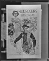 "Will Rogers Memorial Fund" poster by Howard Chandler Christy, 1935